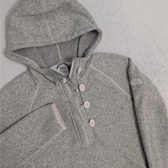 The North Face Women's Crescent Sunshine Hoodie 1/4 Zip Button Size Medium. - Picture 1 of 9